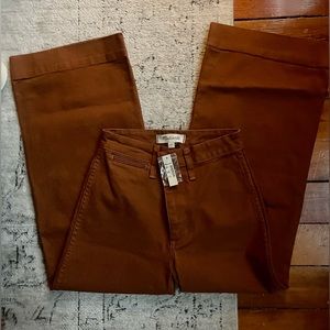Madewell Wide Leg Cropped Pants 23